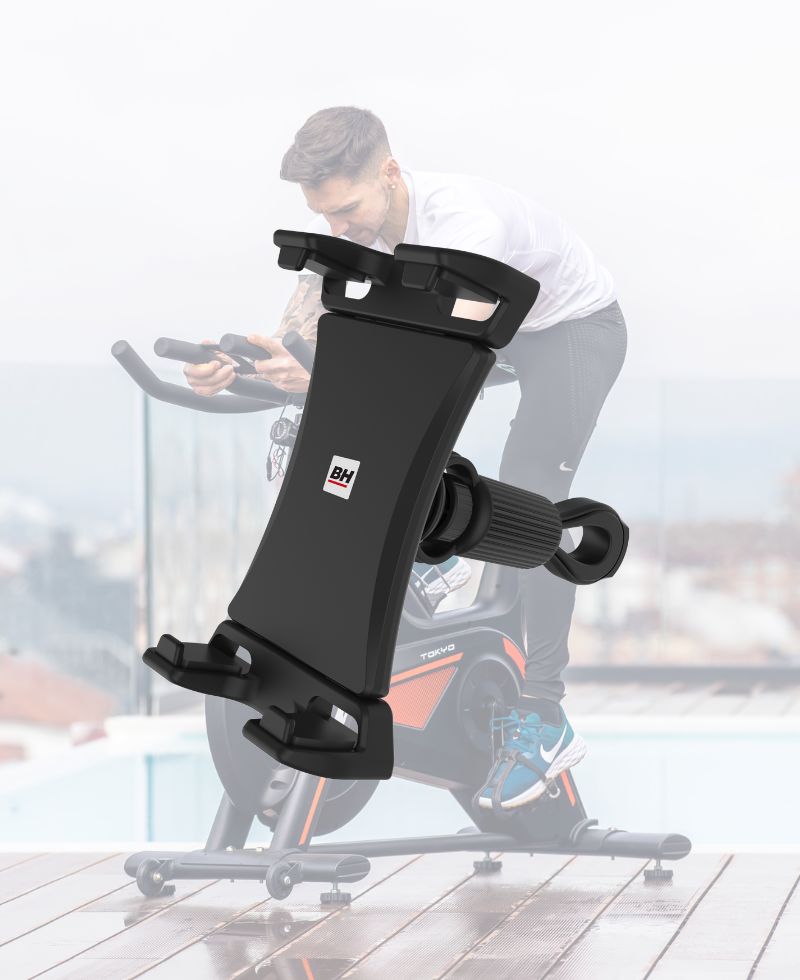Soporte para tablets y smartphones de BH Fitness