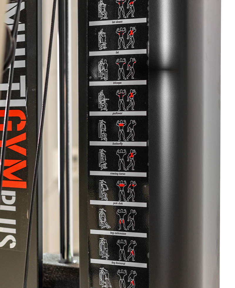 Ejercicios en Multigym Plus G112B