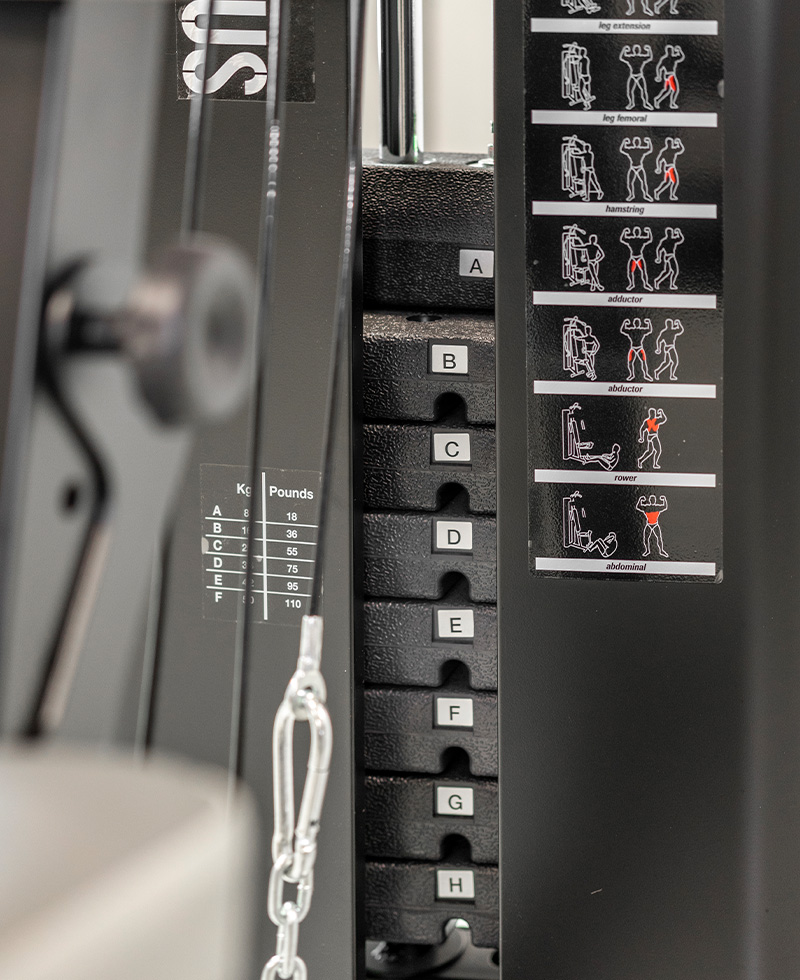 Placas de Multigym Plus G112B