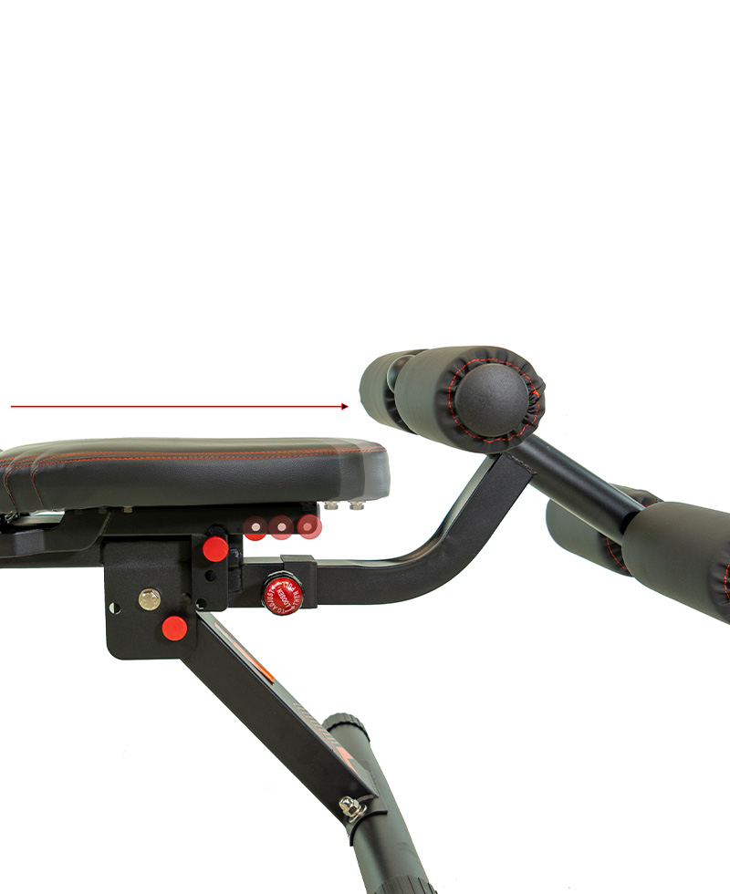 Ajustes horizontales de Adjustable Weight Bench G322