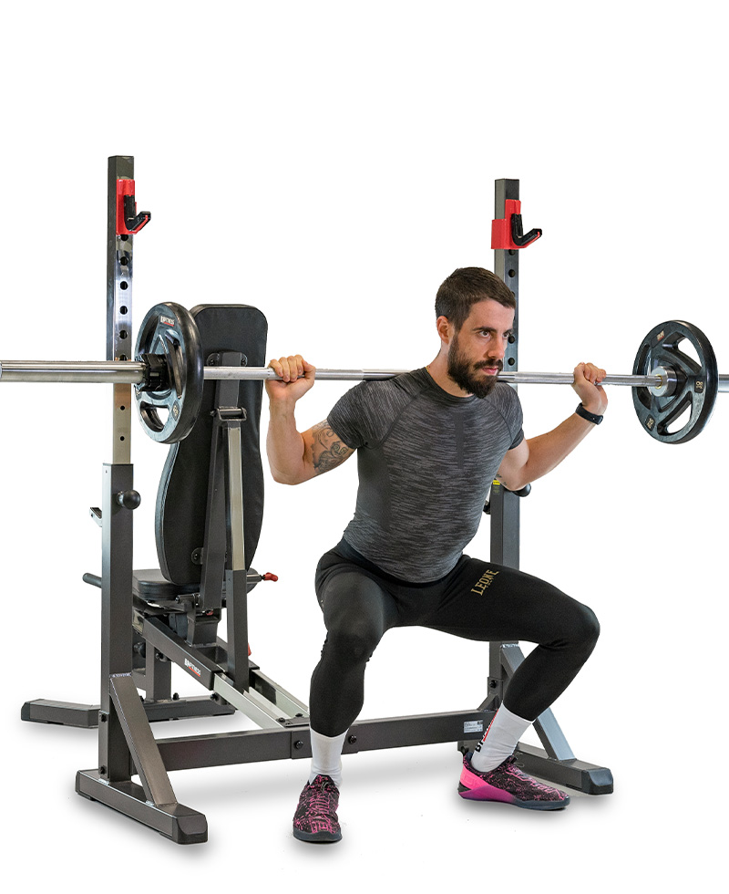 Sentadillas en Olympic Rack G510